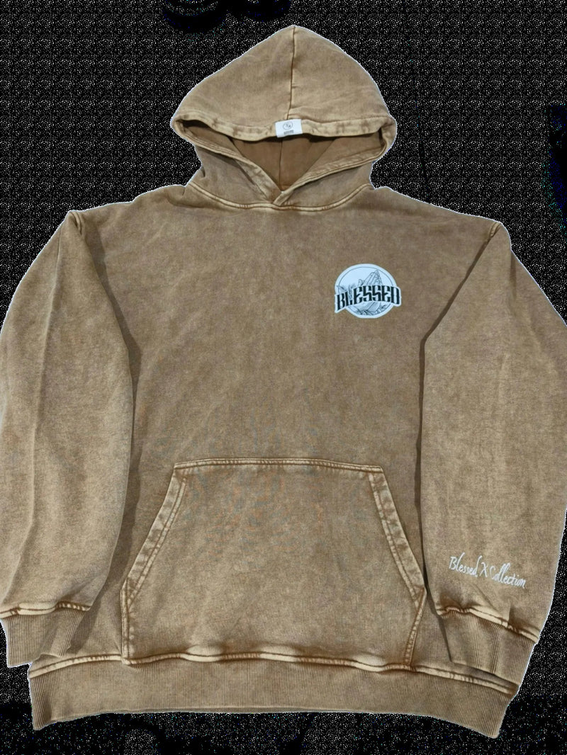 Sand Brown Oversized Hoodie